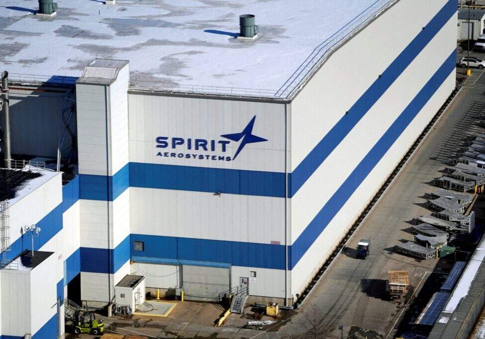 FILE PHOTO: The headquarters of Spirit AeroSystems Holdings Inc, is seen in Wichita