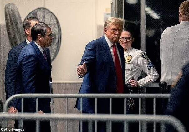 trump in court trump in court
