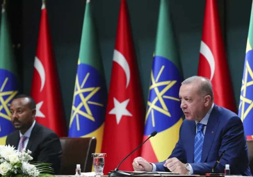 turkish president recep tayyip erdogan and ethiopian prime minister abiy ahmed speak to the media at a joint news conference in ankara turkey wednesday aug 18 2021 turkish president recep tayyip erdogan and ethiopian prime minister abiy ahmed speak to the media at a joint news conference in ankara turkey wednesday aug 18 2021