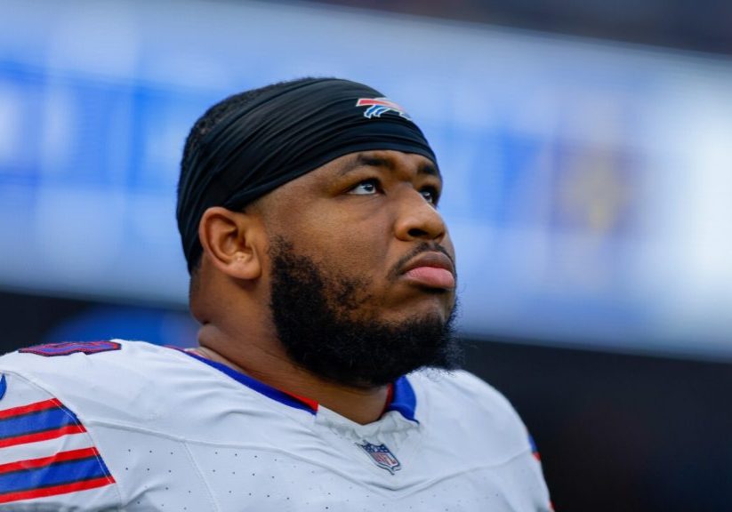 Bills' DeWayne Carter says Achilles recovery is on track, will be cleared by training camp