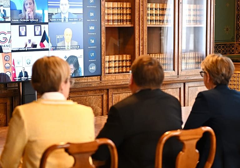 More than 40 countries hold talks on ways to reopen the Strait of Hormuz