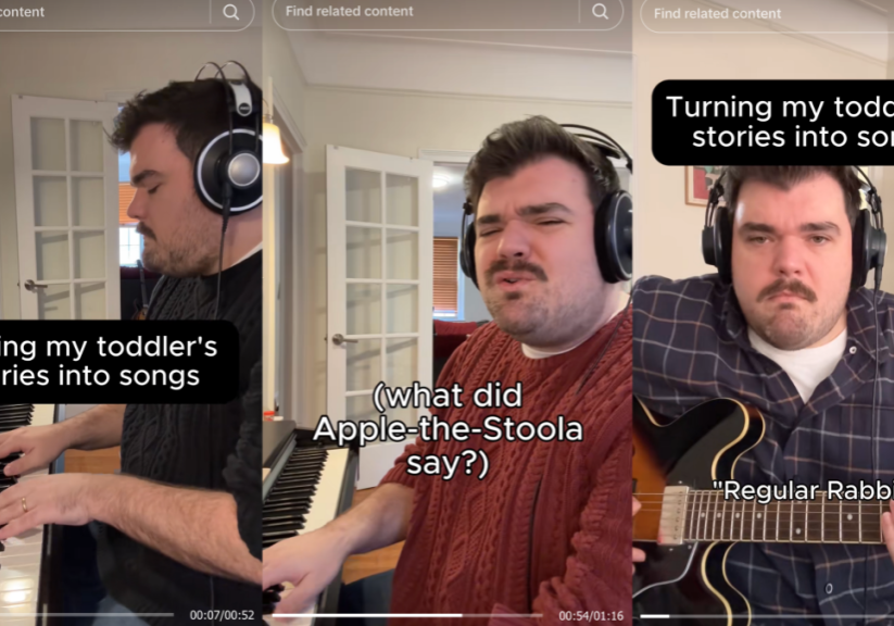 This dad is turning his 3-year-old's stories into adorable, groovy songs