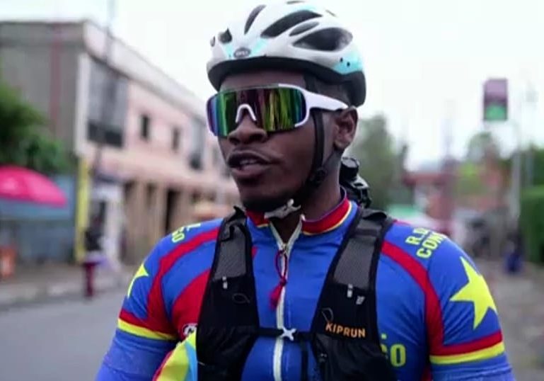 Congolese cyclist begins 14,000km peace ride through 17 countries