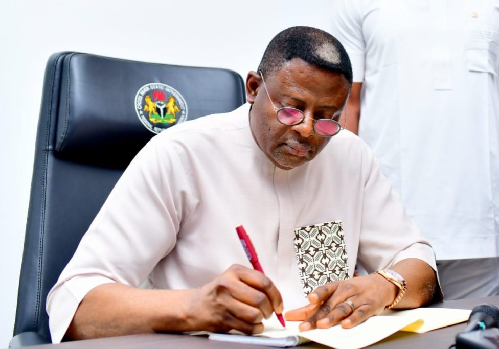 Cross River: Otu signs four health sector reform laws