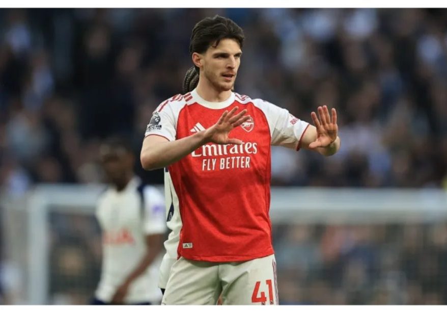 UCL: Declan Rice facing UEFA ban ahead of Arsenal vs Atletico second leg