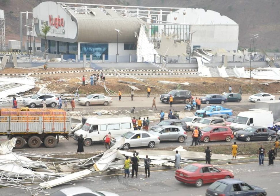 Rainstorm destroys newly built Kugbo bus/taxi terminal in Abuja — Daily Nigerian