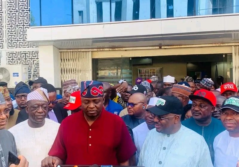 BREAKING: Ex-FCT senator, Philip Aduda, storms APC secretariat hours after dumping PDP