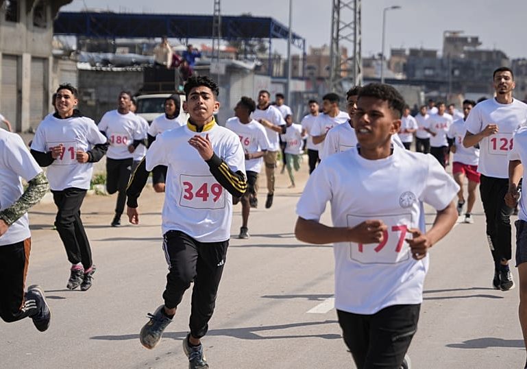Athletes run in Gaza Strip's first 'marathon' in more than two years