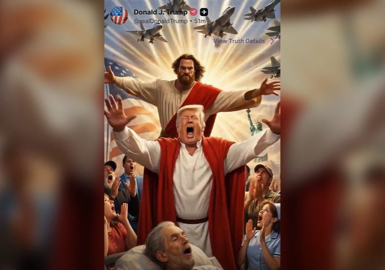 Jesus slaps Trump in AI clip shared by Iran (VIDEO) — RT World News