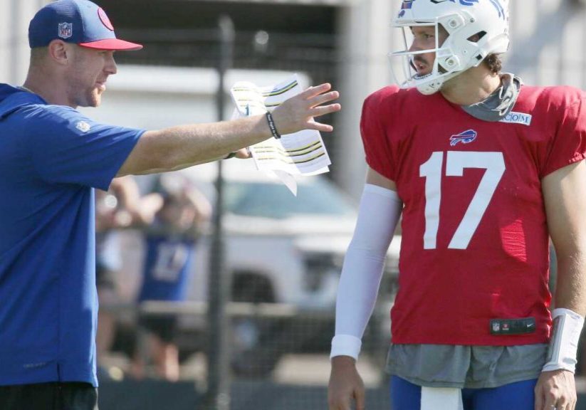 Josh Allen good to go in offseason program, two months after foot surgery