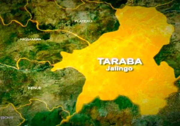 map of taraba state