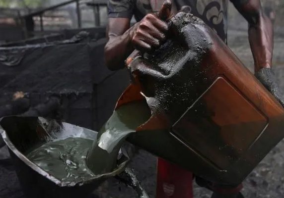 Nigerian Navy destroys illegal crude oil storage site in Rivers — Daily Nigerian