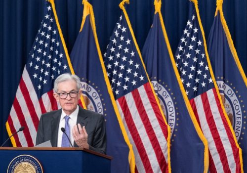 US Federal Reserve Board Chairman Jerome Powell