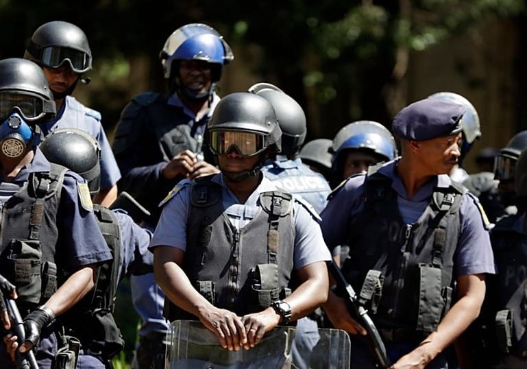 South Africa arrests 12 senior police officers on suspicion of corruption