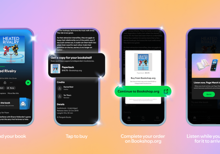 Spotify launches the ability to purchase physical books in the US and UK
